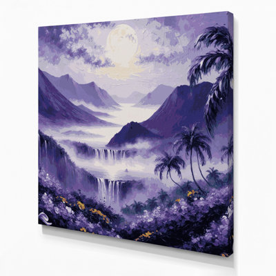 Hawaiian Island, art mural sur toile grise