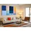 Reproduction d'art triptyque sur toile - Reproduction d'art abstrait triptyque coloré-1269147927