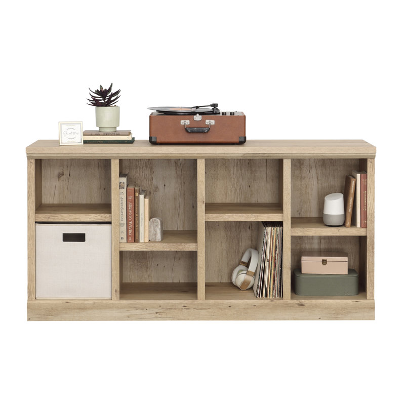 Prime Oak 59'' Rustic TV Console with Adjustable Shelves