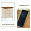 Table de chevet 22,9 po Mid Century-129131532