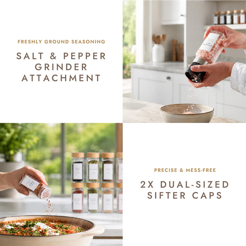 Spice Jars, Natural
