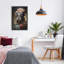 Cadre flottant élégant portrait de bouledogue français, design par Wumples-1780602746-1780602747