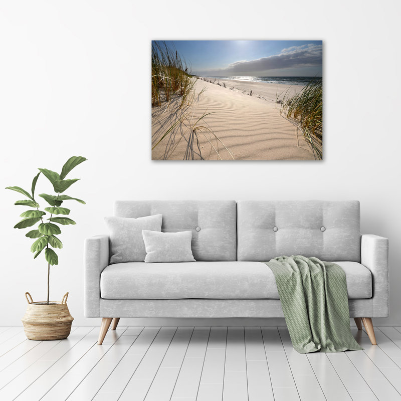Mrzeżyno Beach - Wrapped Canvas Print