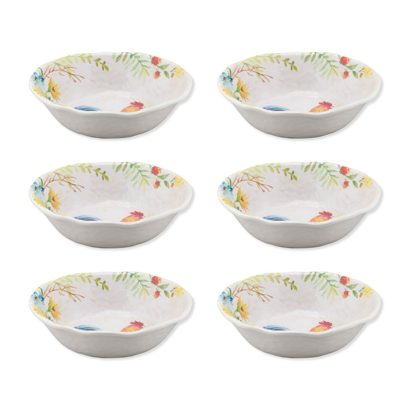 Cornia Rooster Melamine Salad Bowl