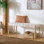 Banc en cuir tissé de 47 po Orin-634083437