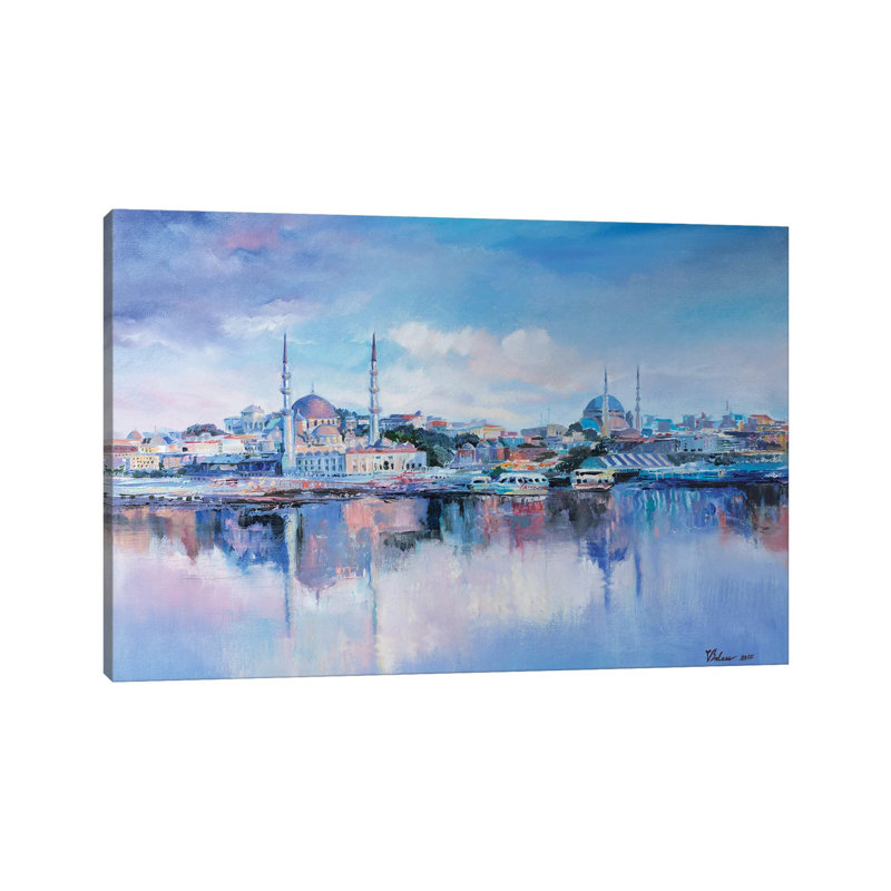 Istanbul by Katharina Valeeva - Wrapped Canvas Painting, 30.48 cm H x 45.72 cm W