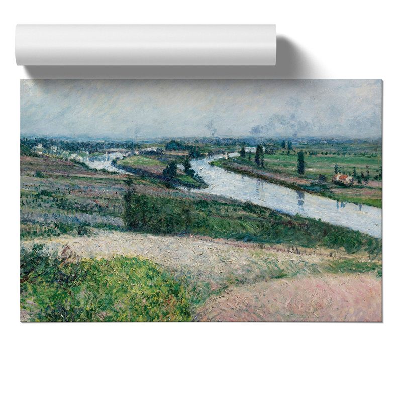 View of the River Seine by Gustave Caillebotte - Frameless Print, 21cm H x 30cm W x 0.1cm D