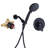 Single-Handle 7-Spray Shower Faucet With Brass Pressure Balance Rough-In Valve And 70 In. Hose