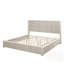 Structure de lit plateforme en bois massif avec tête de lit, aucun sommier nécessaire, conception sur pied, assemblage facile-1229938375-1229938370