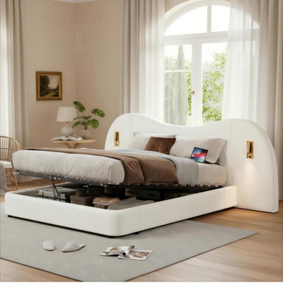 Upholstered Ottoman Storage Bed