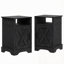 Ensemble de 2 tables de chevet avec station de charge et rangement-129198700