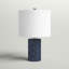 Lampe de table bleu foncé 17 po Mountville