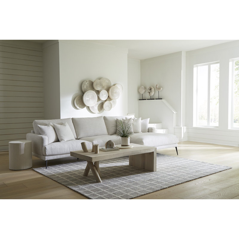 Groovy Side Table, White Stone