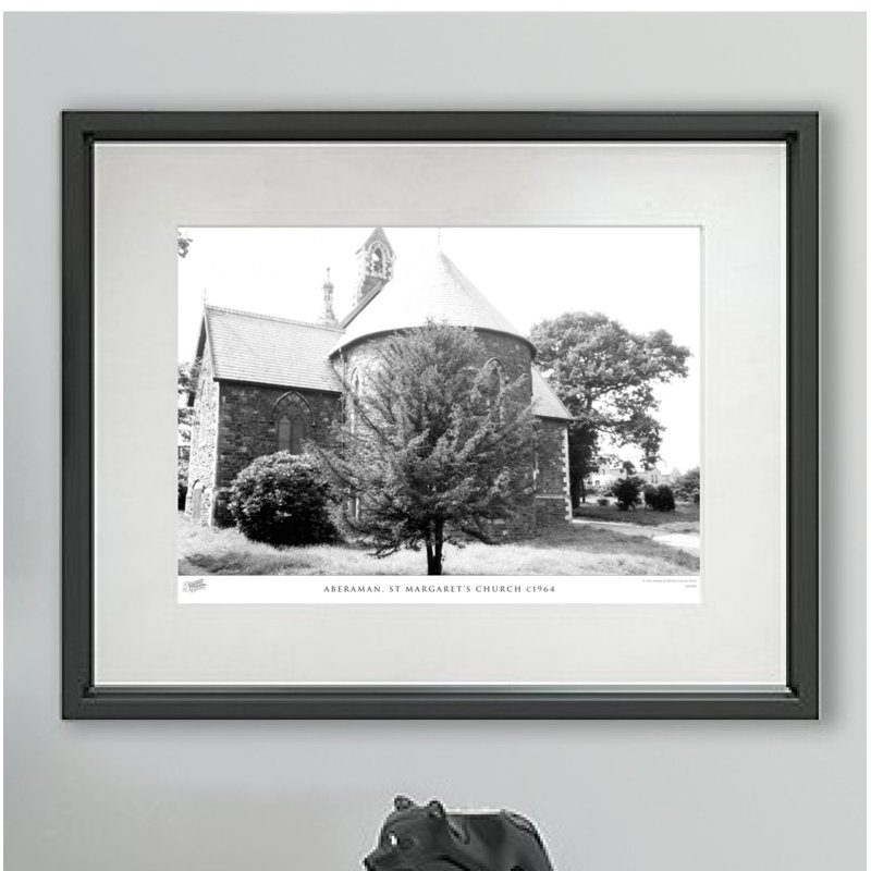 Aberaman, St Margaret's Church C1964 by Francis Frith - Single Picture Frame Print, 40cm H x 50cm W x 2.3cm D