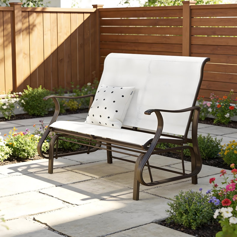 Banc oscillant d'extérieur, fauteuil pour 2 personnes