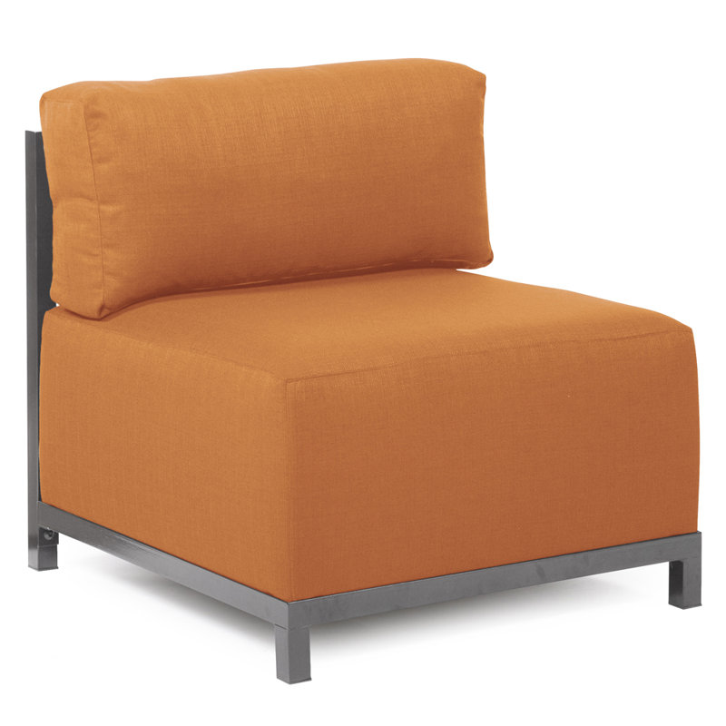 Woodsen Slipper Chair, Seascape Moss, Titanium