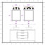 Éclairage pour salle de bain 4 lumières à intensité variable Allenport-1062756756
