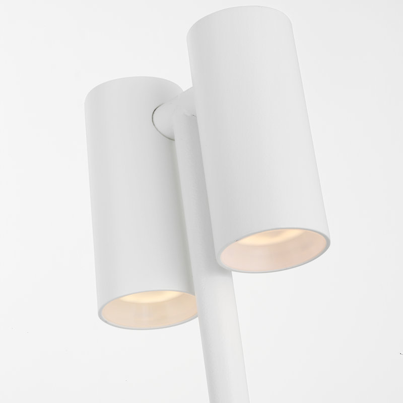 Doppia Accent Rechargeable Table Lamp, Matte White