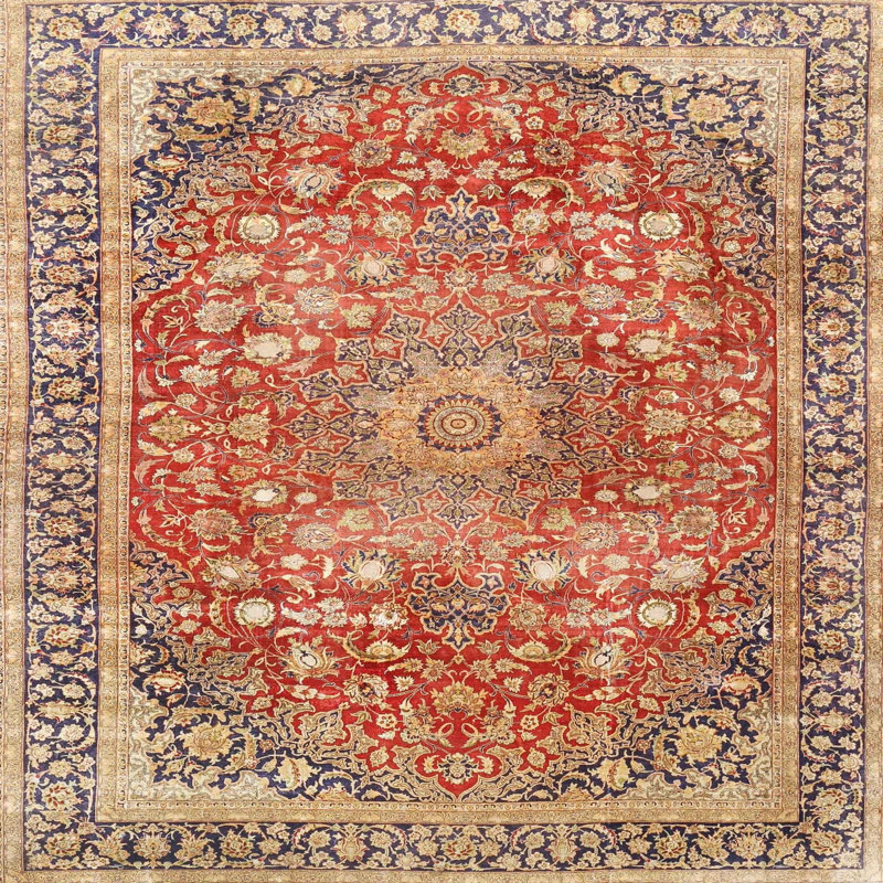 Daanyal Oriental Indoor Rug, Square 8'