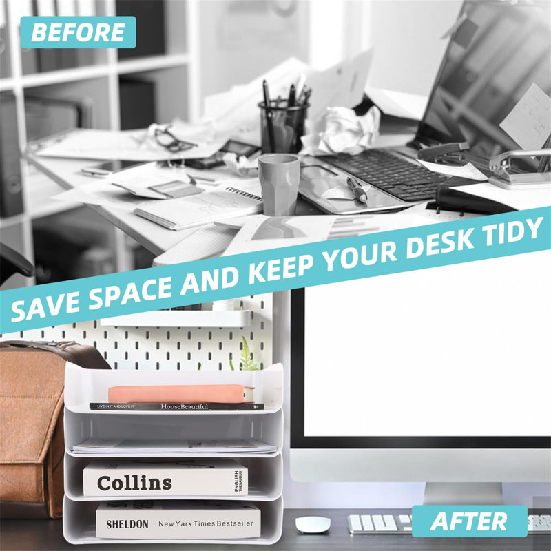 Templos Manufactured Wood Desk Organiser