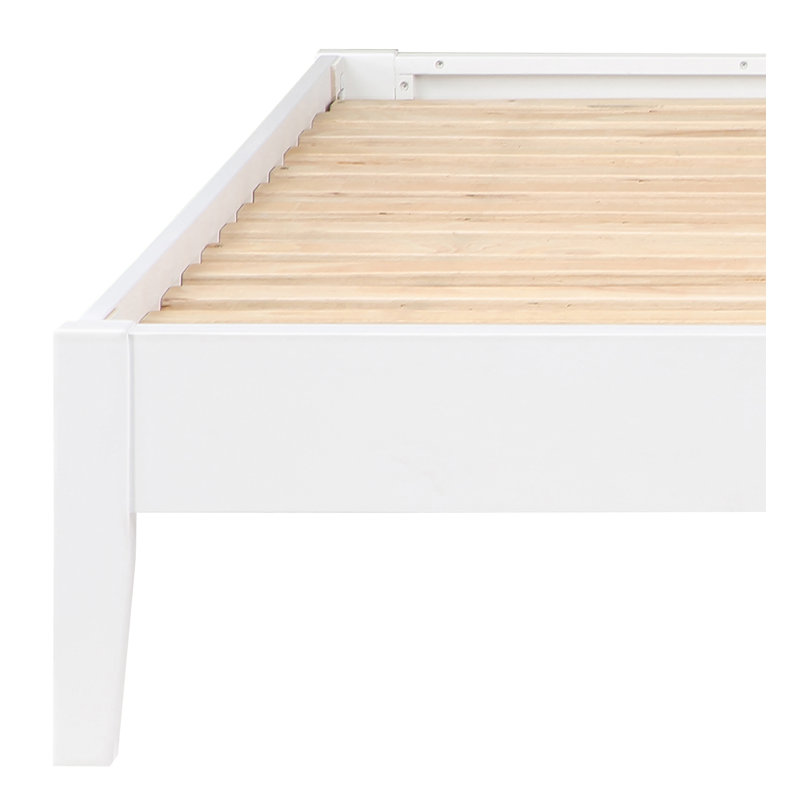 Spivey Platform Bed, White, Twin