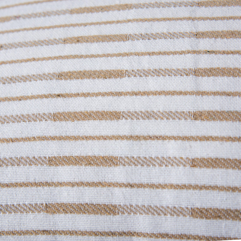 Jeté en coton / polyester, Blanc/naturel, Polyester