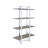 Libby Chrome Finish Bookshelf