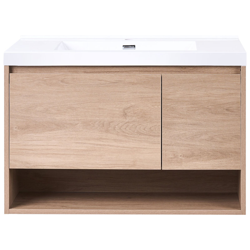Single Bathroom Vanity with Basin, 90 cm