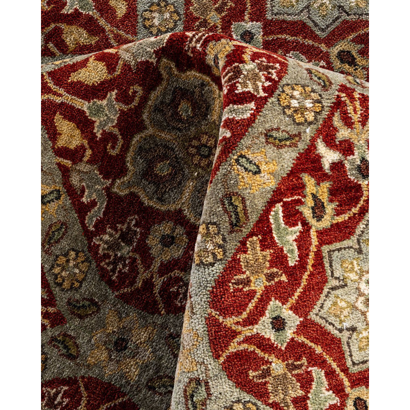 Overdyed One-of-a-Kind 6' 8" X 9' 8" Hand Knotted Area Rug