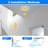 Round Motion Sensor Gold LED Ceiling Mount Light Fixture - 4000K Natural White, Indoor Dome Light, Ideal For Closet, Hallway, Or Kitchen Pantry Lighting