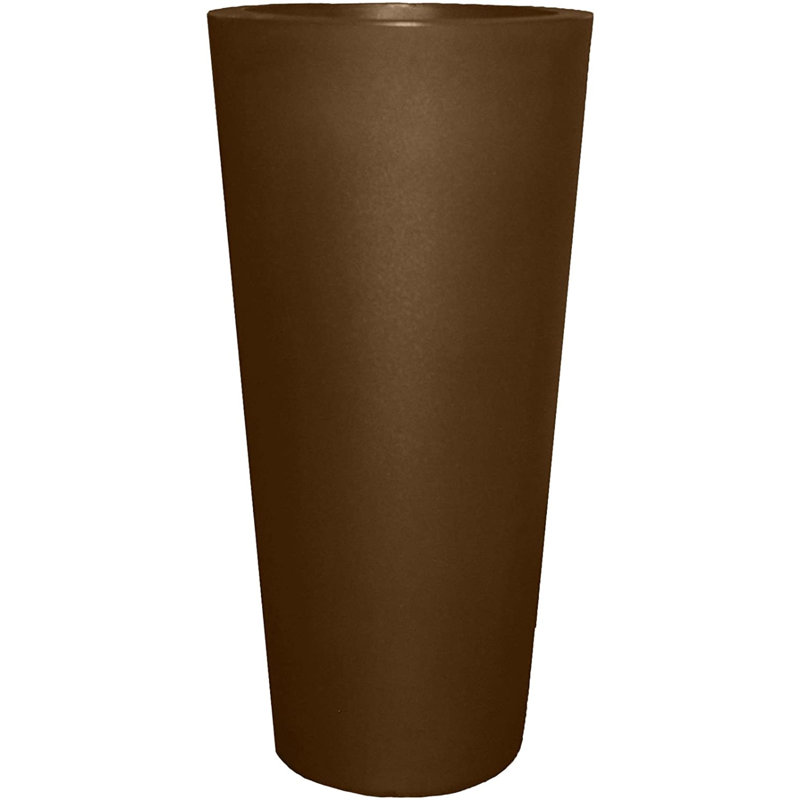 Queens Boulevard Pot Planter, Espresso, 32"H x 15.25"W x 15.25"D