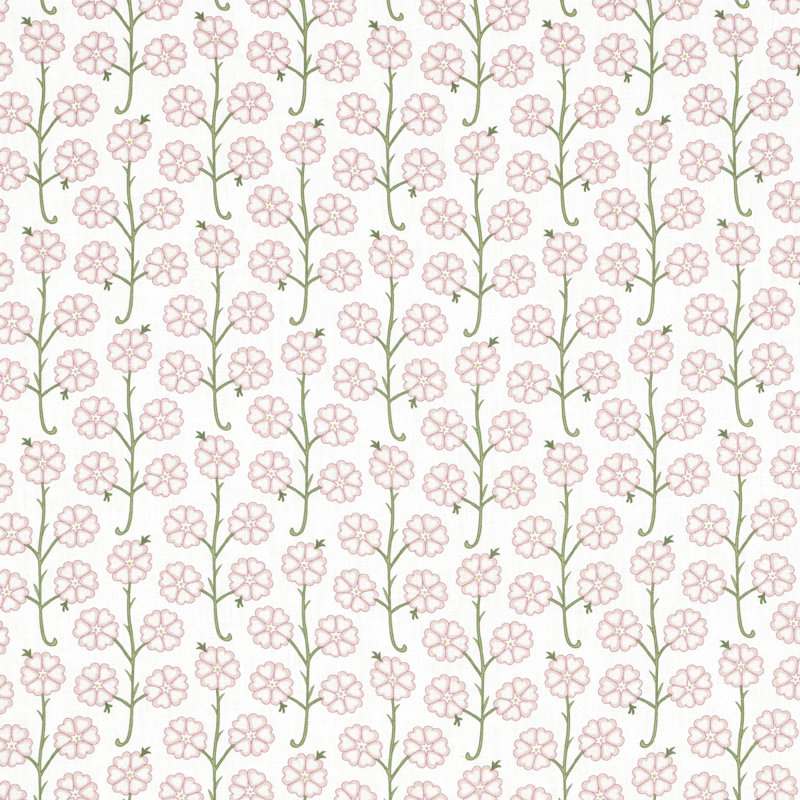 Schumacher x Neisha Crosland Gardenia Fabric, Rose