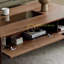 Table basse minimaliste moderne en bois massif-348715426