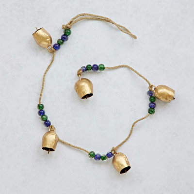 Gold Iron Cow Bell Hanging