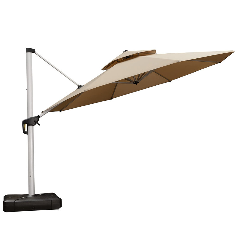 Legend 4m Cantilever Parasol With Base, Beige