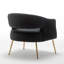 Fauteuil d'appoint en velours Chynna-2015316160
