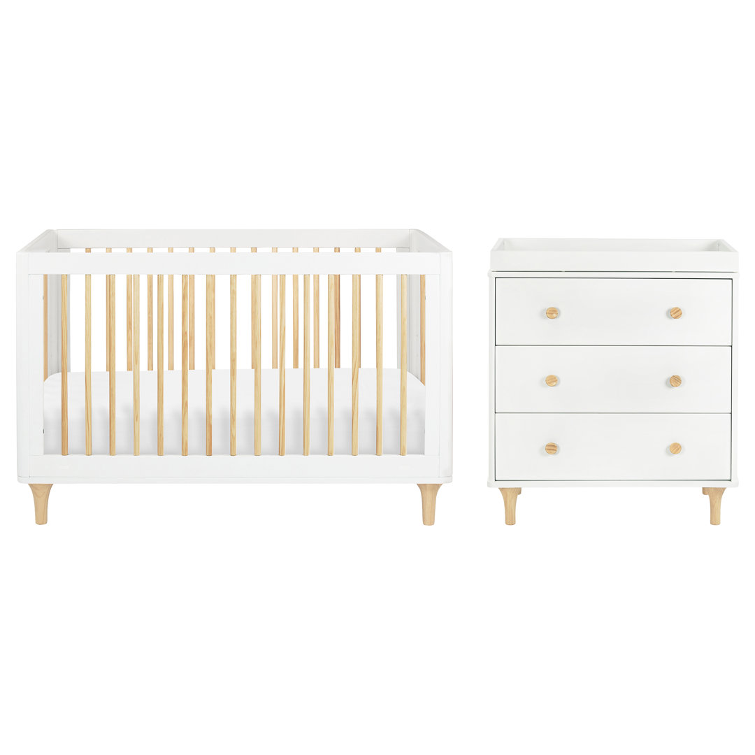 Lolly Convertible Standard Crib Nursery Furniture Set babyletto 