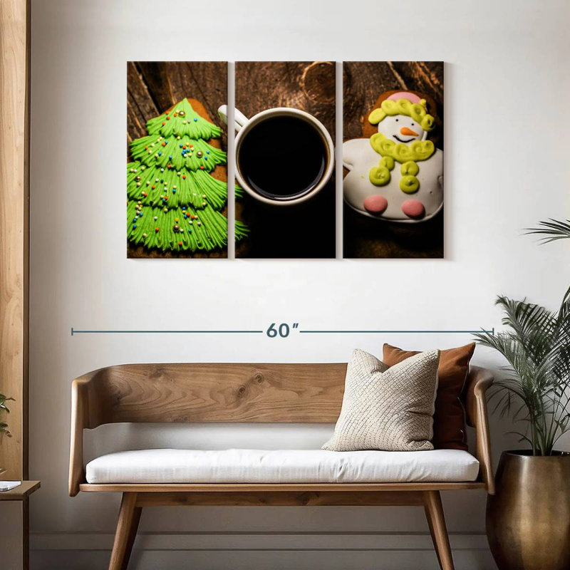 Yarlin Coffee Christmas Treats, 28" H x 45" W