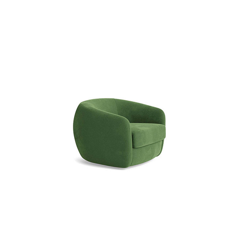 Elaine Swivel Chair, Performance Velvet - Ivy