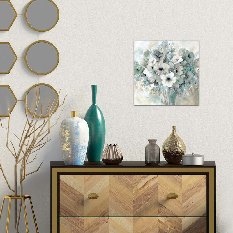 Sent with Love 1 Piece Painting on Canvas, 45.72 cm H x 45.72 cm W x 1.91 cm D, No Frame