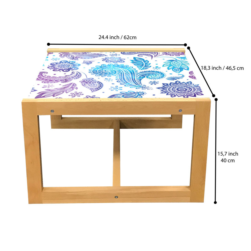 Iridiana Sled Coffee Table, 62cm H x 46cm W x 40cm D