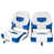 Blue/White