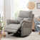 Hawn 33.5'' Wide Modern and Super Soft Swivel and Rocker Manual Recliner Chair
