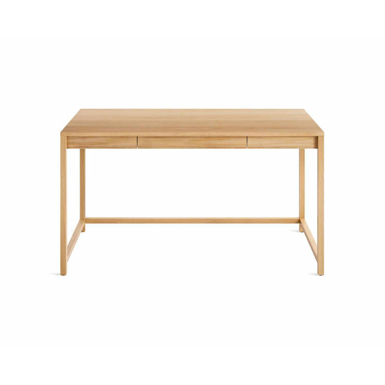 Open Plan Desk Blu Dot White Oak 30 H x 42 W x 20 D