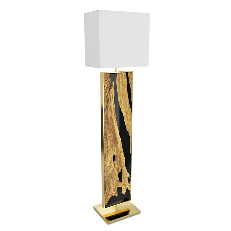 Arditi Floor Lamp, Black/Gold