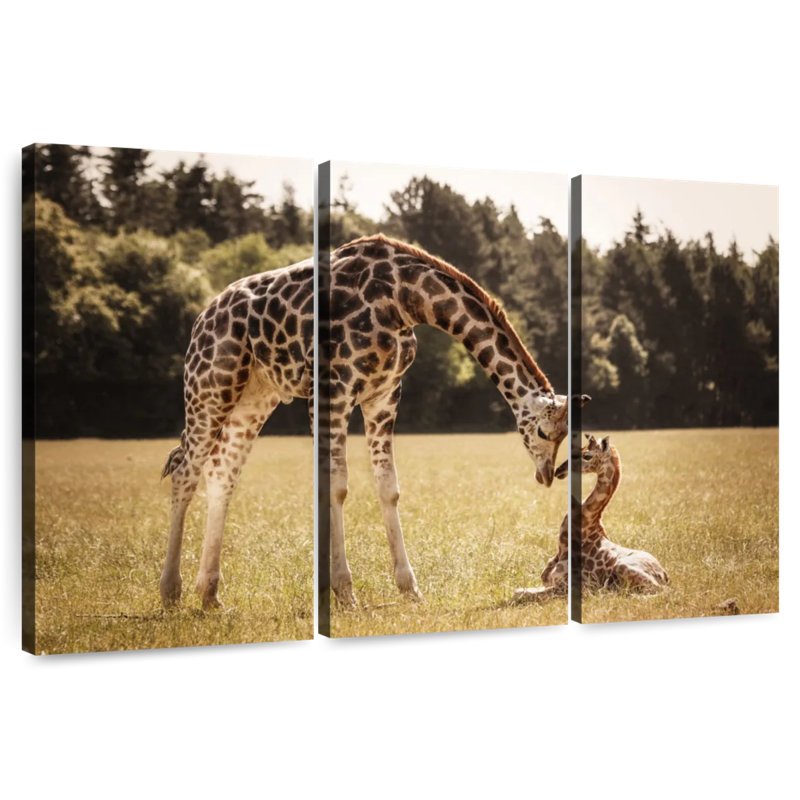 Loving Giraffes, 42" H x 65" W