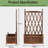 Sote 115cm H x 64cm W Wood Lattice Panel Trellis