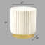 Tabouret d'appoint rond de style contemporain 1 pièce