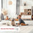 Giannini Geometric Moroccan Area Rug in Gray/ Off White-252609375
