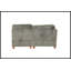 Ensemble de canapé modulaire en tissu chenille gris avec chaises polyvalentes en coin et sans accoudoirs pour des sièges flexibles